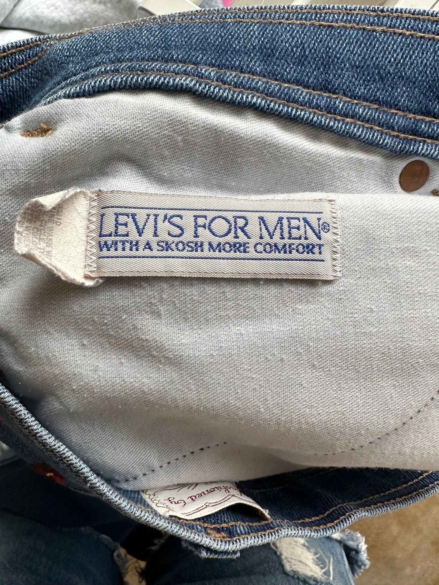 MCA Vintage Revival: 70’s Levi’s Bootcut Western Hand Embroidered Jeans (Modern 6/8)