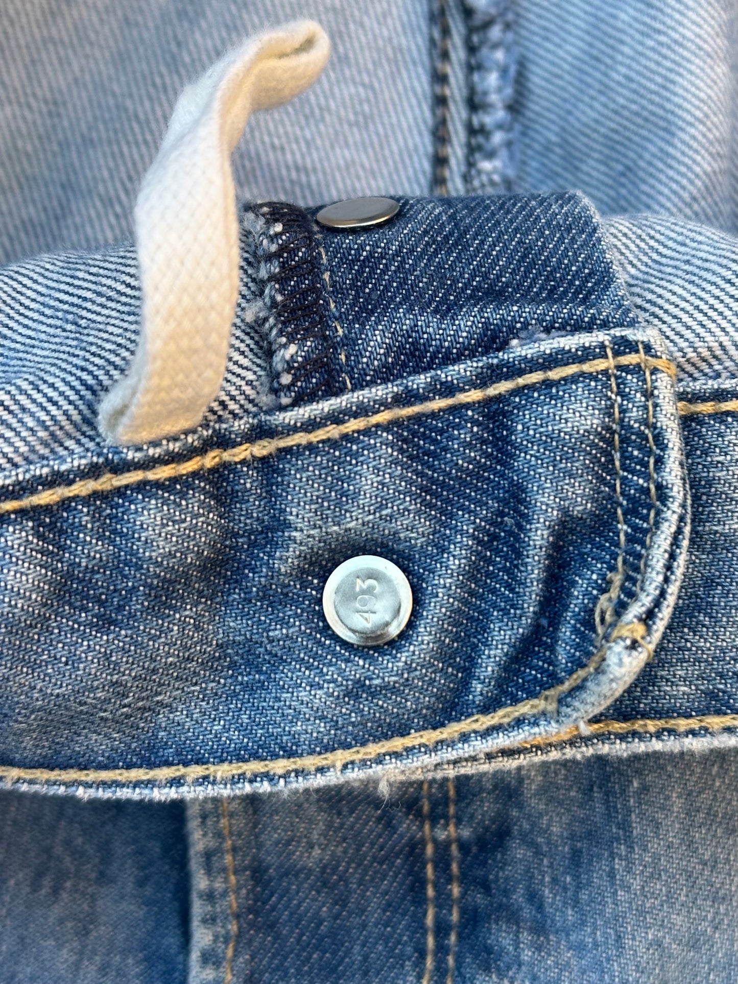 RARE Vintage Levi’s Engineered 3D Twisted Seams Anti-Fit Denim Jeans (Men’s 38x32)