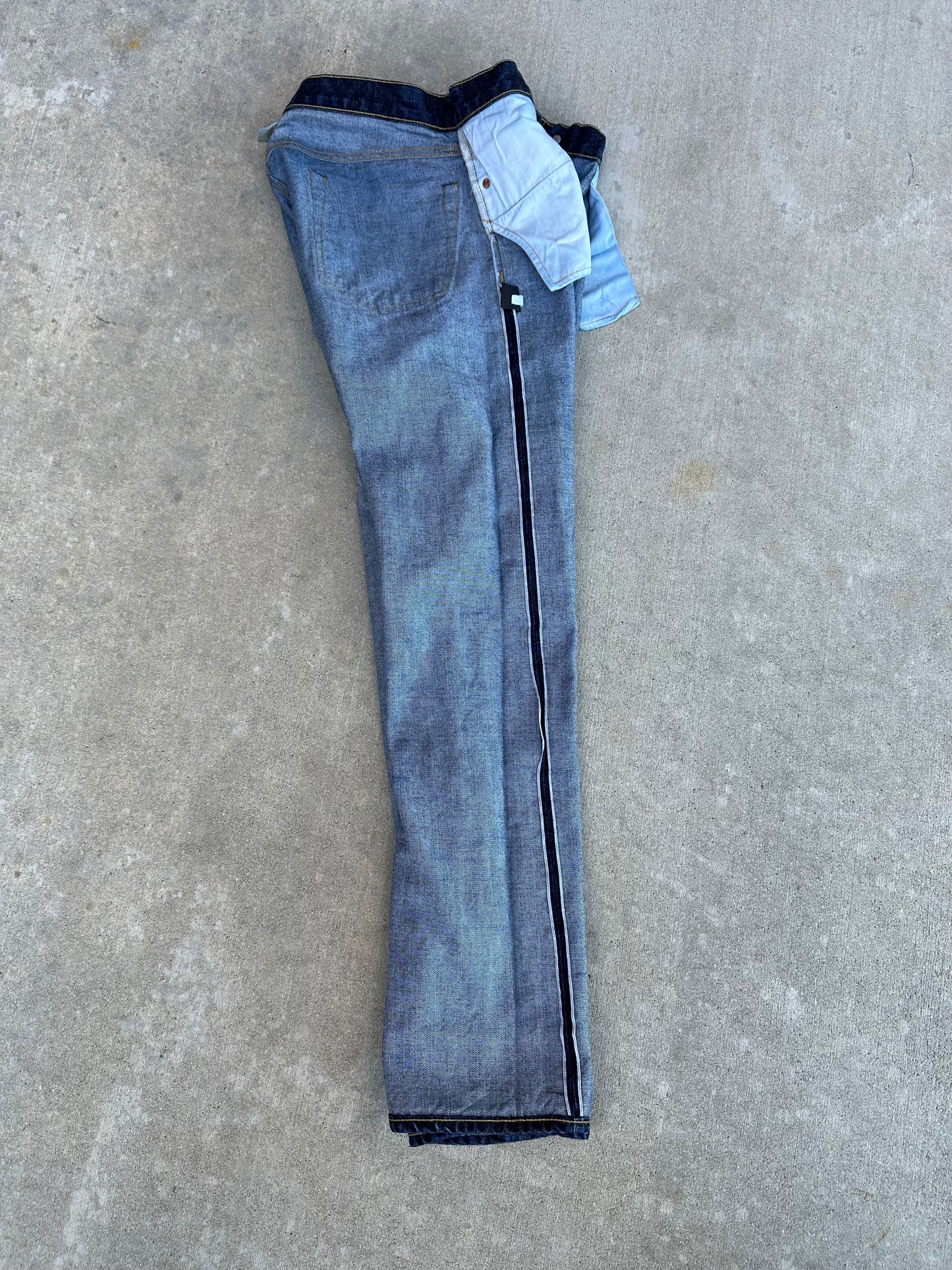 Double RL Japanese Woven Selvedge Denim Straight Leg Jeans