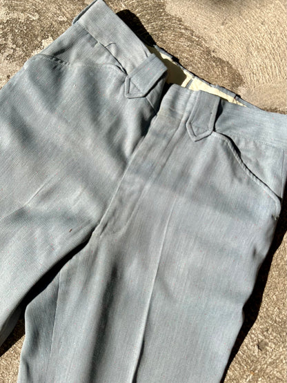 50’s Rockabilly Wool Gabardine Western Pants (Unisex 29)