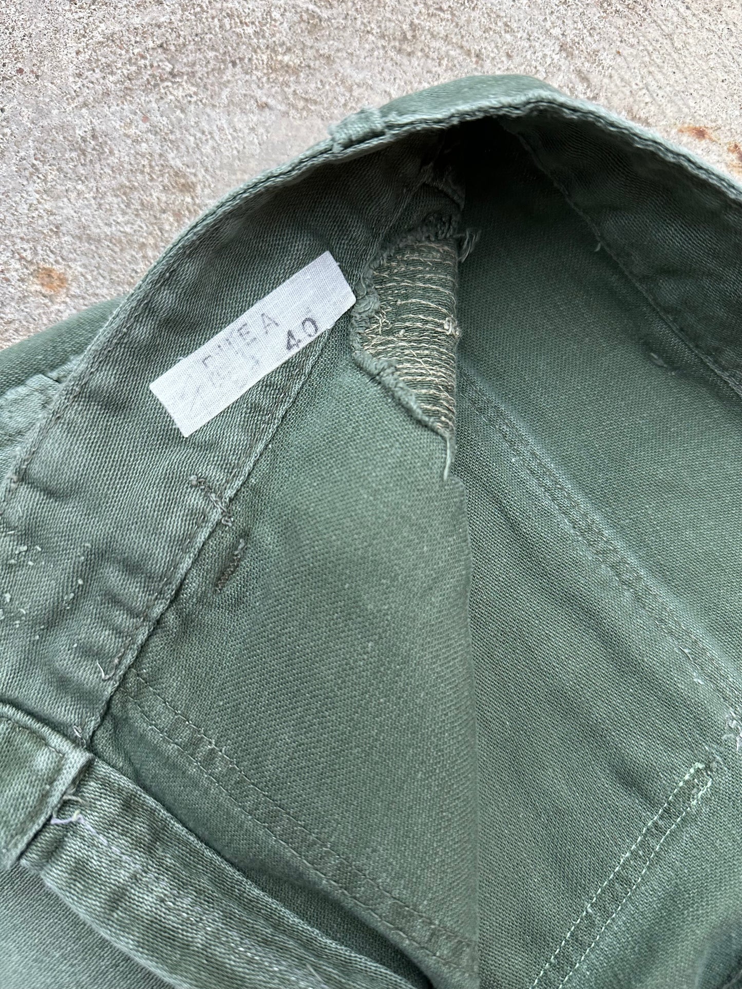 60’s US Military OG-107 Cotton Sateen Field Pants (26-27x28)
