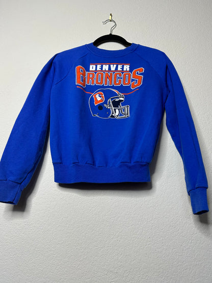 80’s Raglan Denver Broncos Crop Sweatshirt USA (Women’s XS)