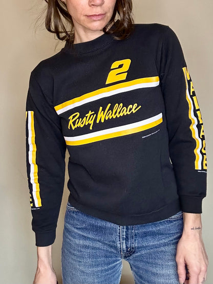 90’s NASCAR Rusty Wallace Racing Crop Sweatshirt (Women’s XS)