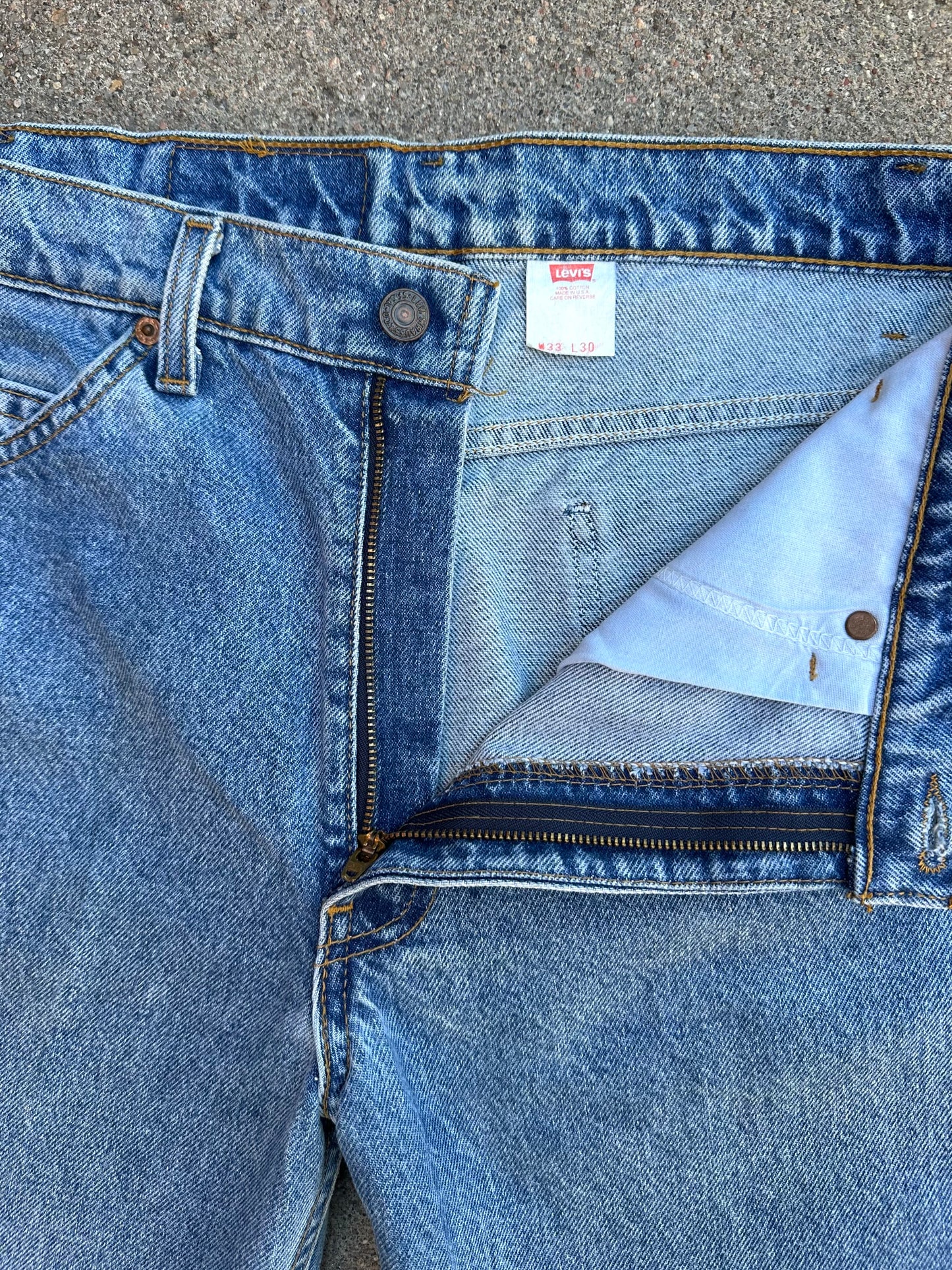 90’s Levi’s 517 Orange Tab USA Jeans (Men’s 32x29.5 / Women’s 29/30)