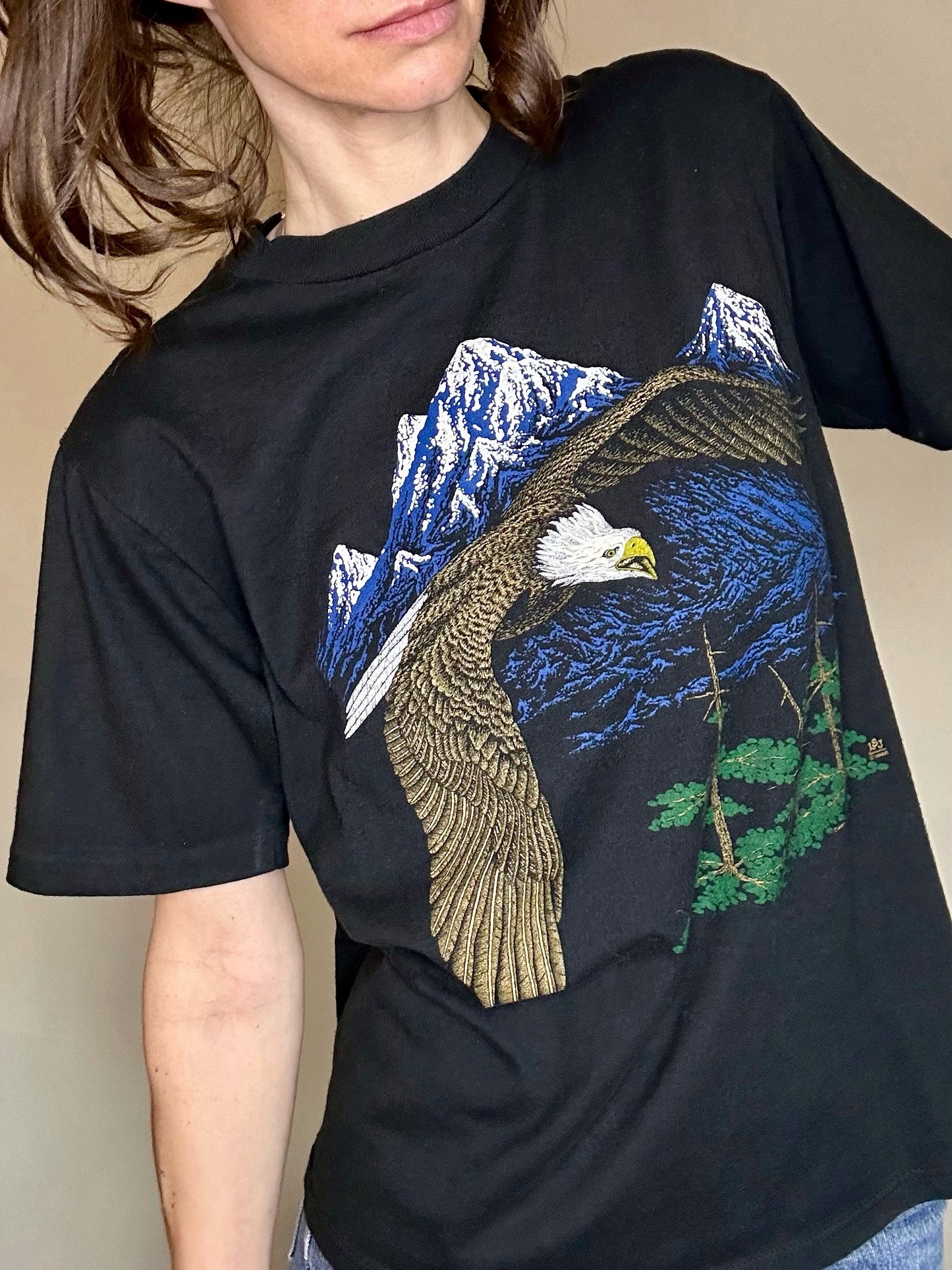 80’s Bald Eagle Mountains Single Stitch Tee (Unisex M)