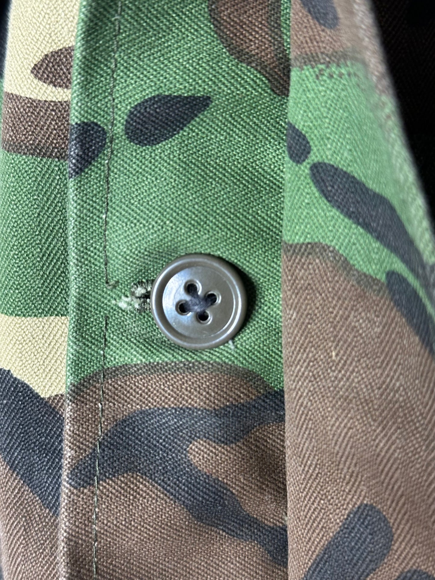 60’s HBT Herringbone Twill Cotton Camo Sporting Field Jacket (Unisex L)