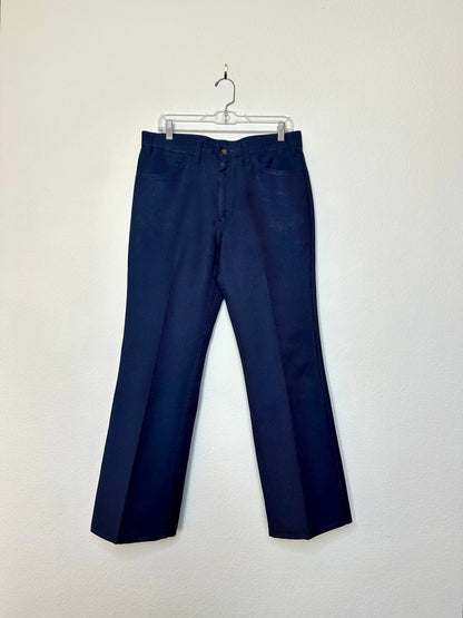 70’s Levi’s 517 Polyester Boot Cut Pants USA (33x29 / Modern 10)