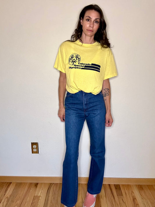 70’s Wrangler “No Fault Denim” Straight Leg USA Jeans (4/6)