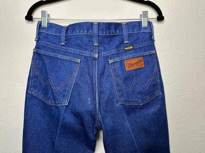 70’s Wrangler Indigo Crop Boot Flare Jeans (2/4)