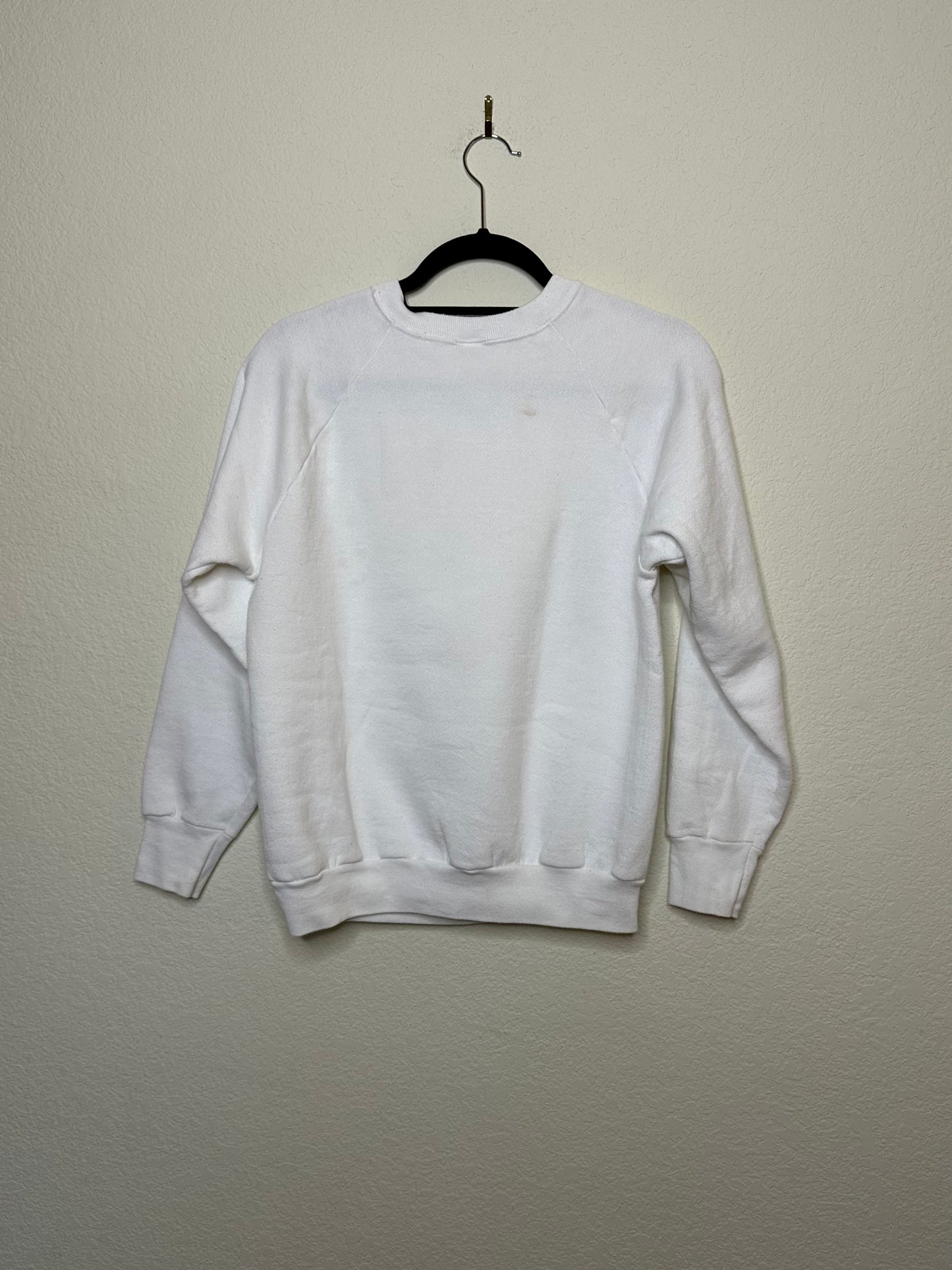 80’s Wyoming Cowboys Pistol Pete Raglan Sweatshirt (Women’s M)