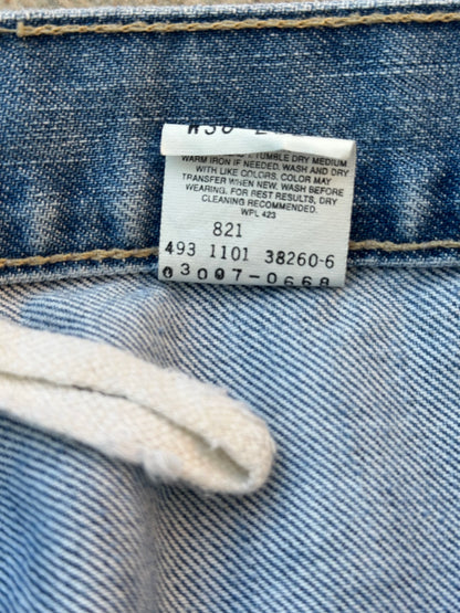 RARE Vintage Levi’s Engineered 3D Twisted Seams Anti-Fit Denim Jeans (Men’s 38x32)