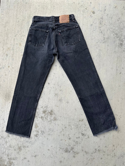 90’s Levi’s 501 Black Denim Jeans USA (26x28 / Women’s 24/25)