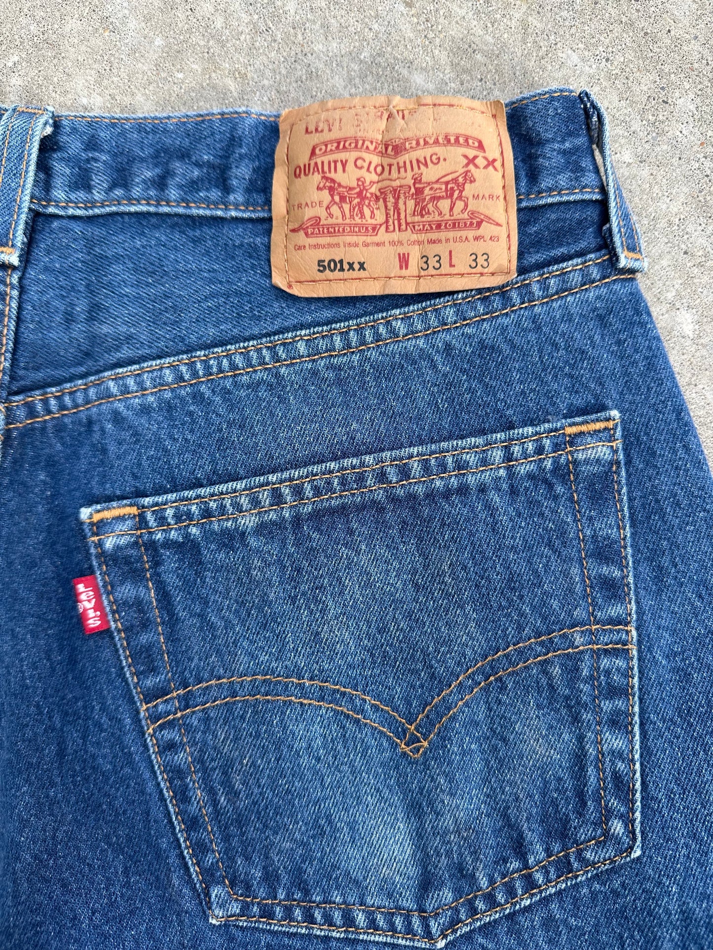 90’s Levi’s 501xx STF Denim Jeans USA (Men’s 29x30 / Women’s 27)