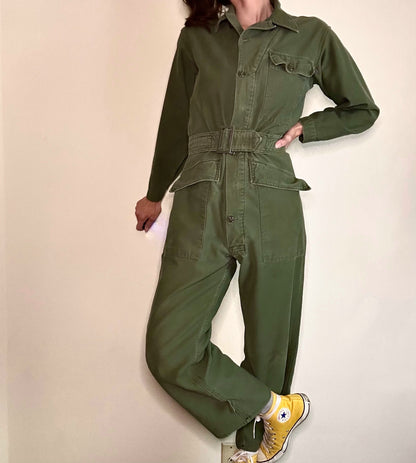 60’s OG-107 Army Field Coveralls / Boilersuit (Unisex S)