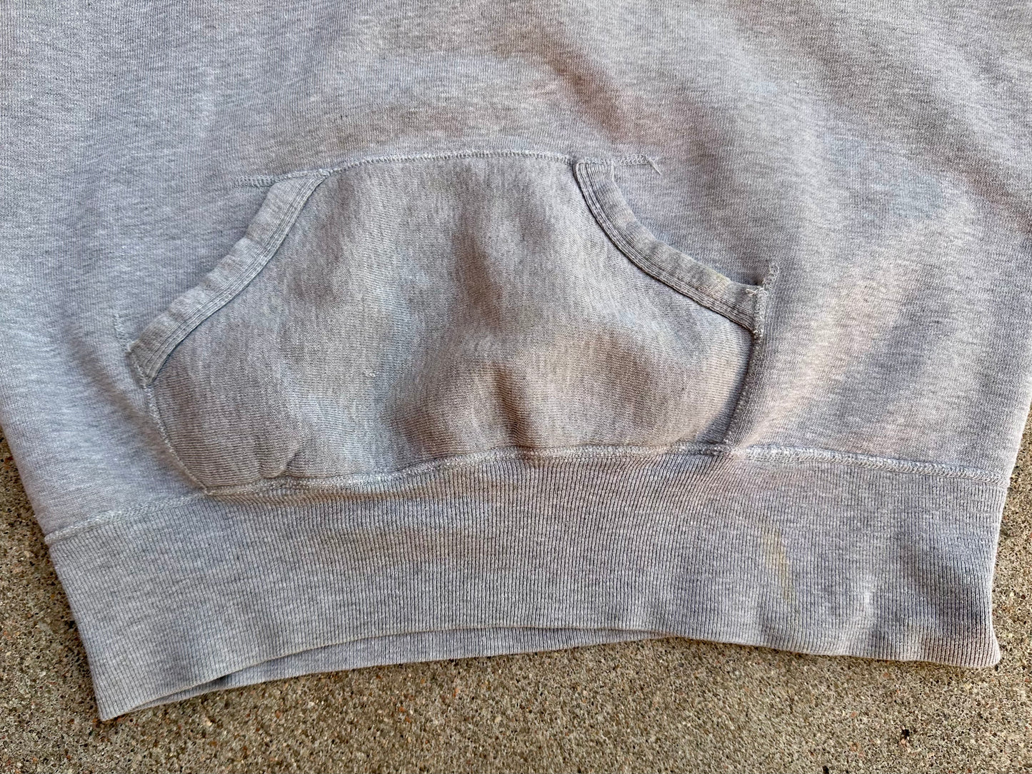 1950’s Double Hood Heavyweight Cotton Sweatshirt (Unisex S/M)