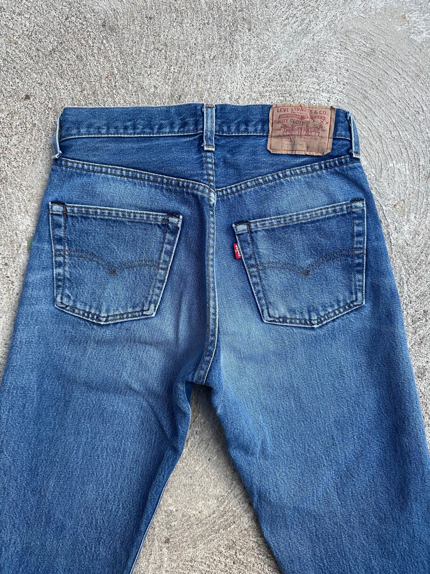 80’s Redline Selvedge Levi’s 501 Jeans (27x32 / Modern 25)