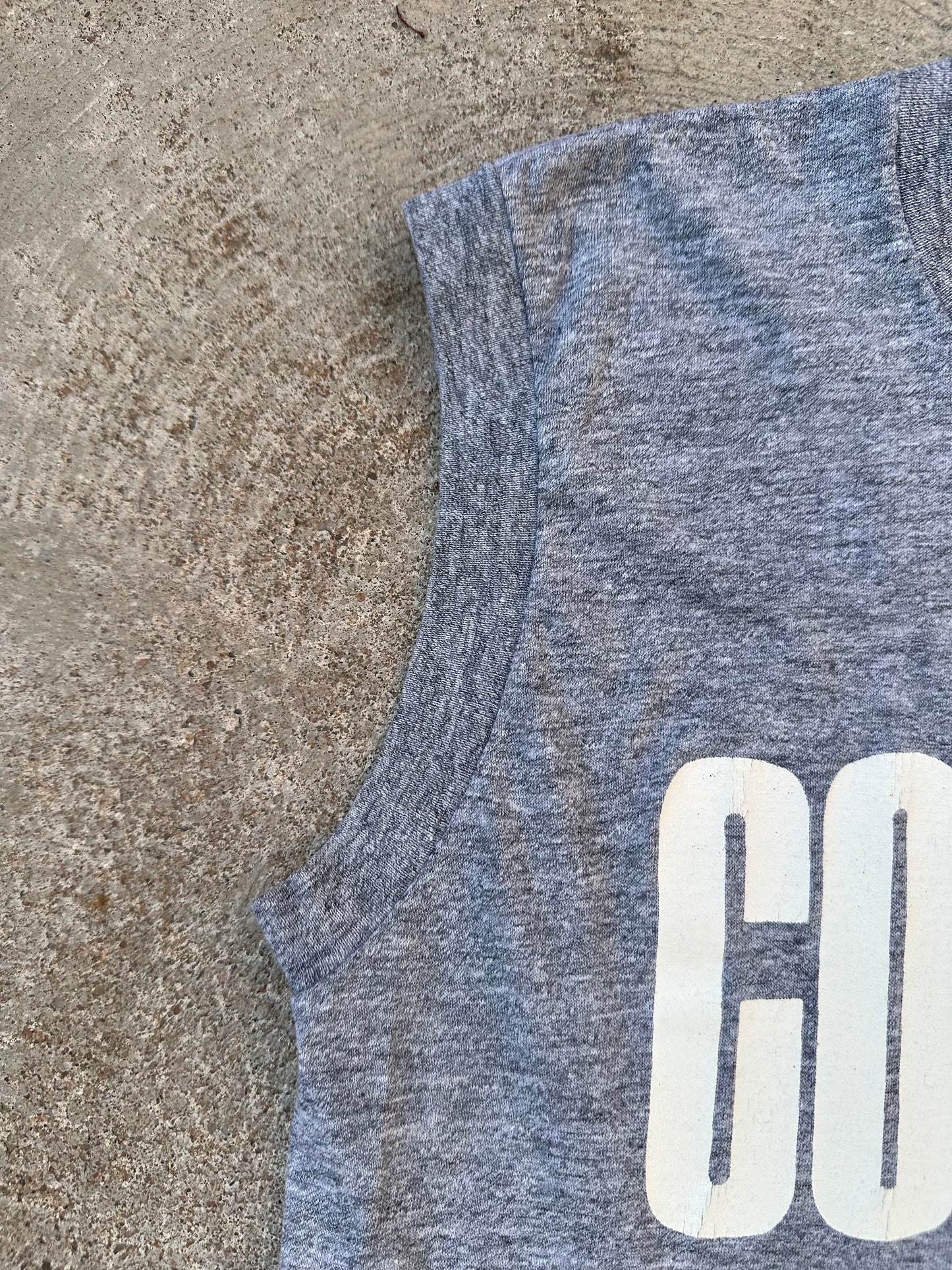 1981 CU Buffs Single Stitch Muscle Tee (Unisex S)