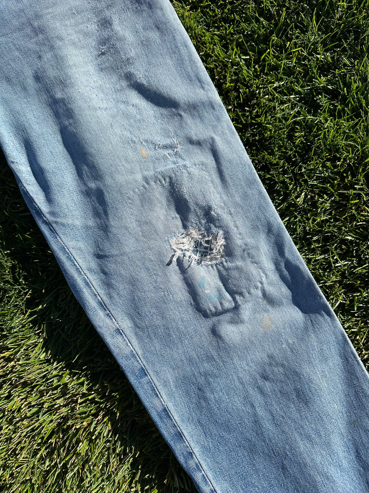 Rare 50’s LEVI’S Big E Western Side Zip Shorthorn Denim Pants (Women’s