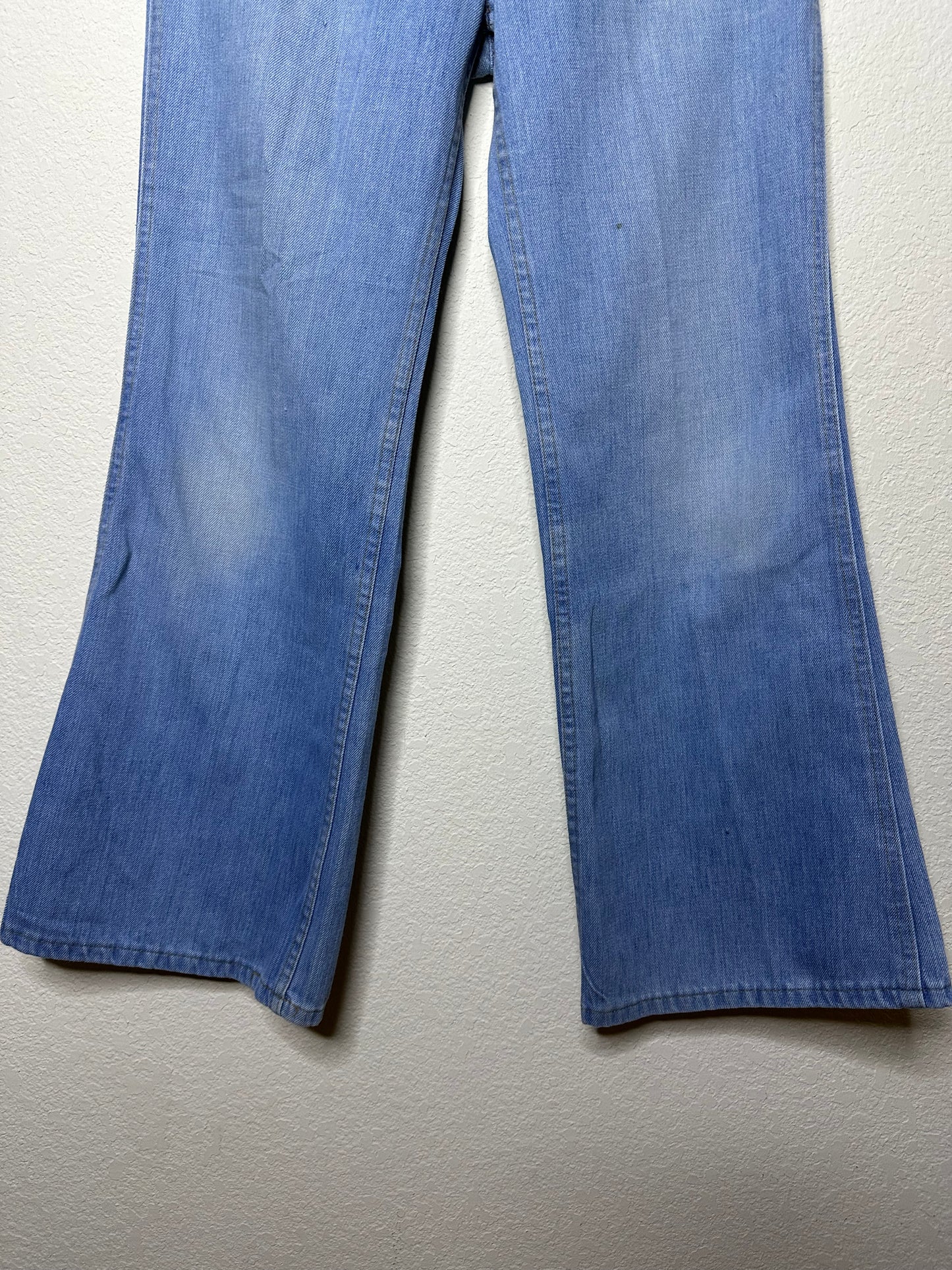 Rare 70’s Levi’s Orange Tab Soft Cotton Bell Flare Denim Trousers (30x29 / Modern 6)