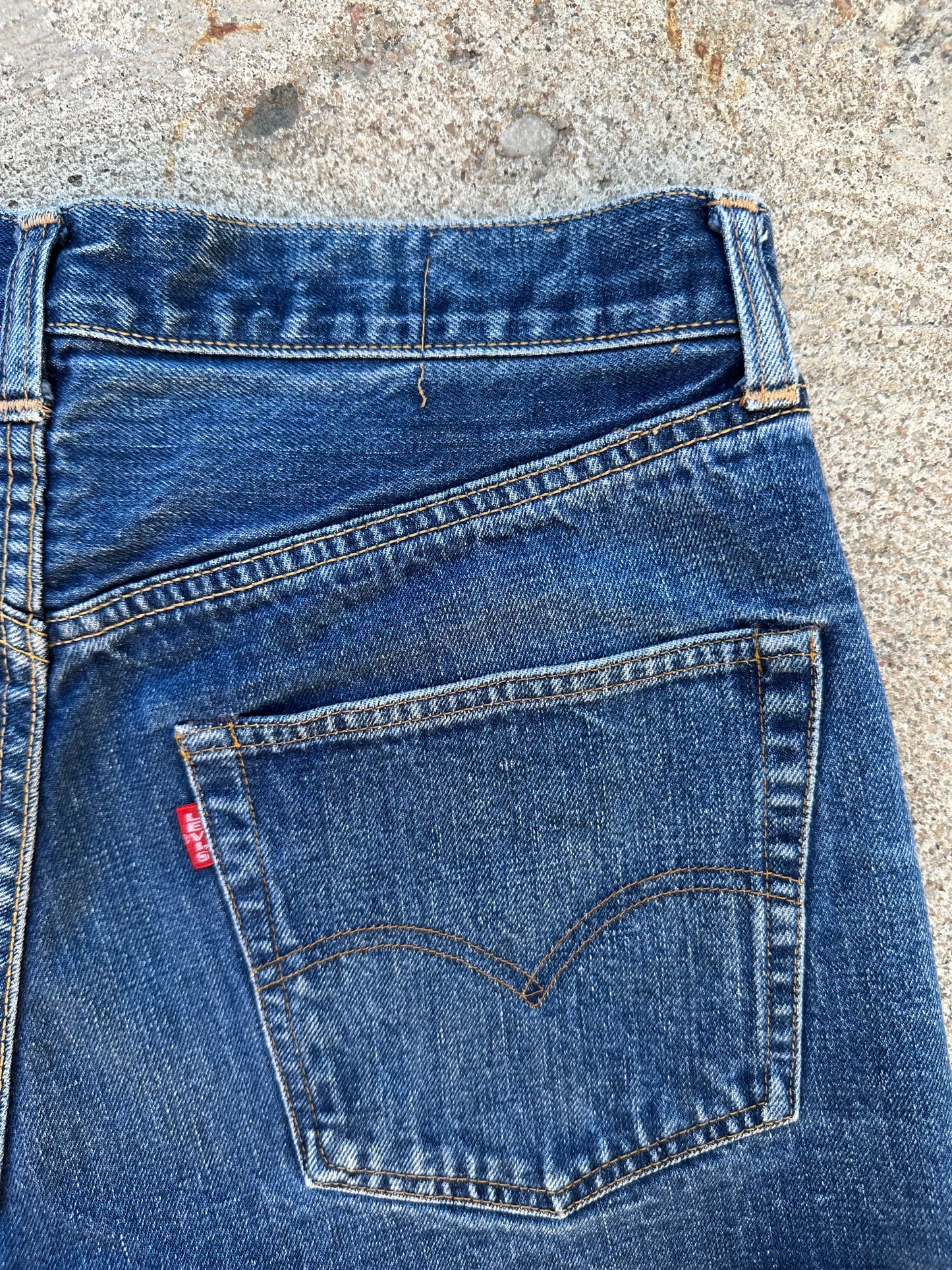 60’s LEVI’S BIG E Redline Selvedge Denim Cutoff Shorts (31” / Modern 29)
