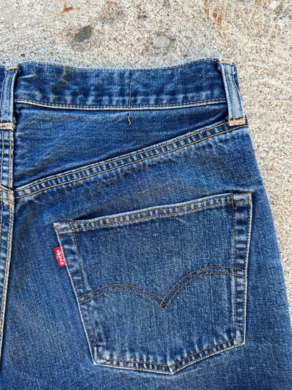 60’s LEVI’S BIG E Redline Selvedge Denim Cutoff Shorts (31” / Modern 29)