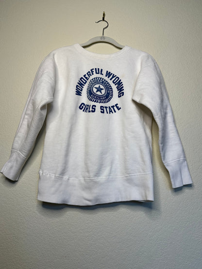 60’s Champion Wonderful Wyoming Girls State Sweatshirt (Women’s XS/S)