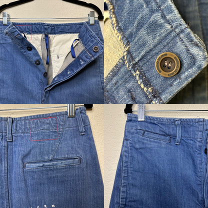 RARE Vintage Levi’s Selvedge “Skewed RED” Collection 3D Jeans (32x32)