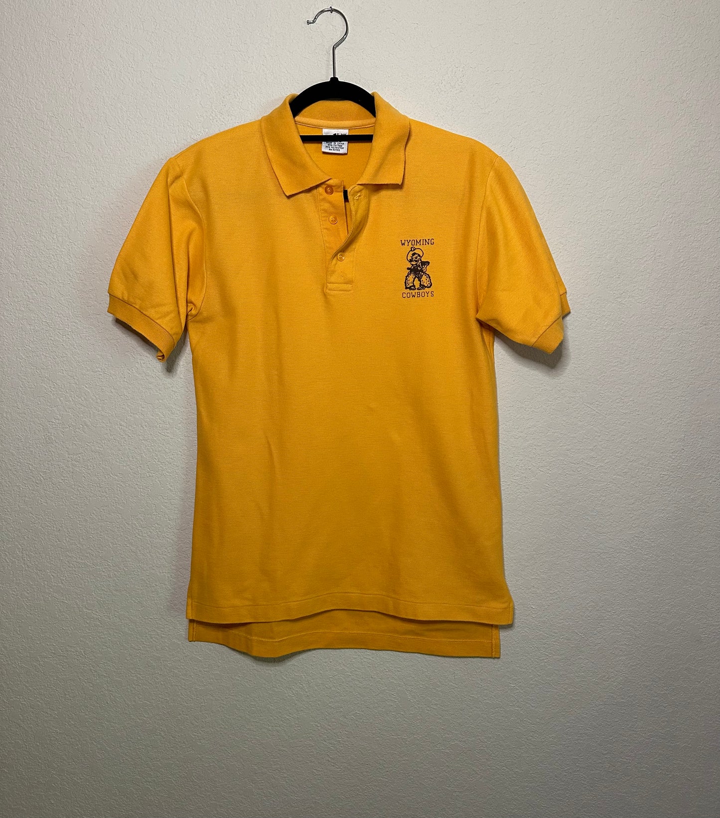 80’s Wyoming Cowboys Polo Shirt (Unisex S)