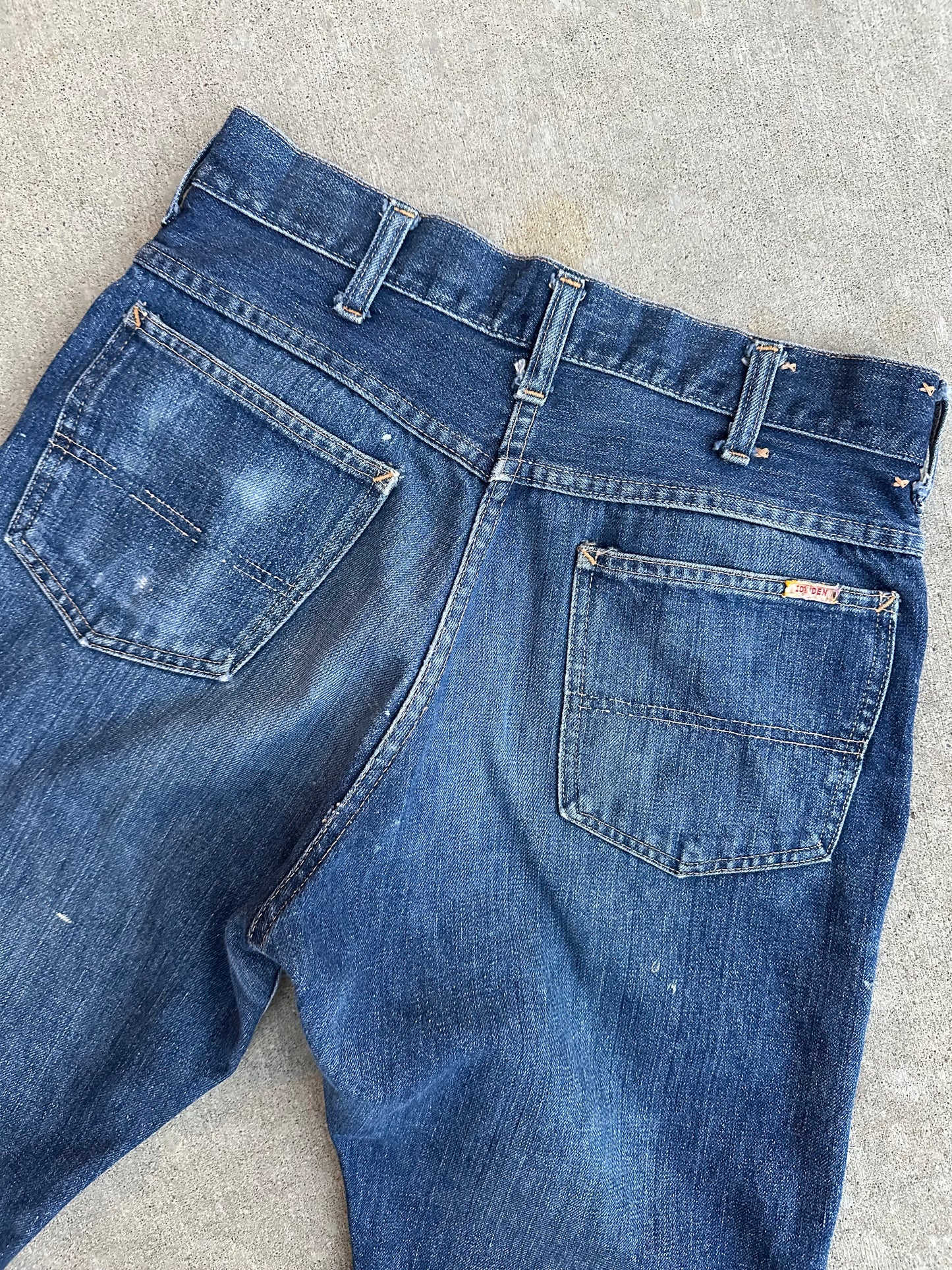 RARE 50’s Cowden Full Selvedge Denim Jeans (27x33)