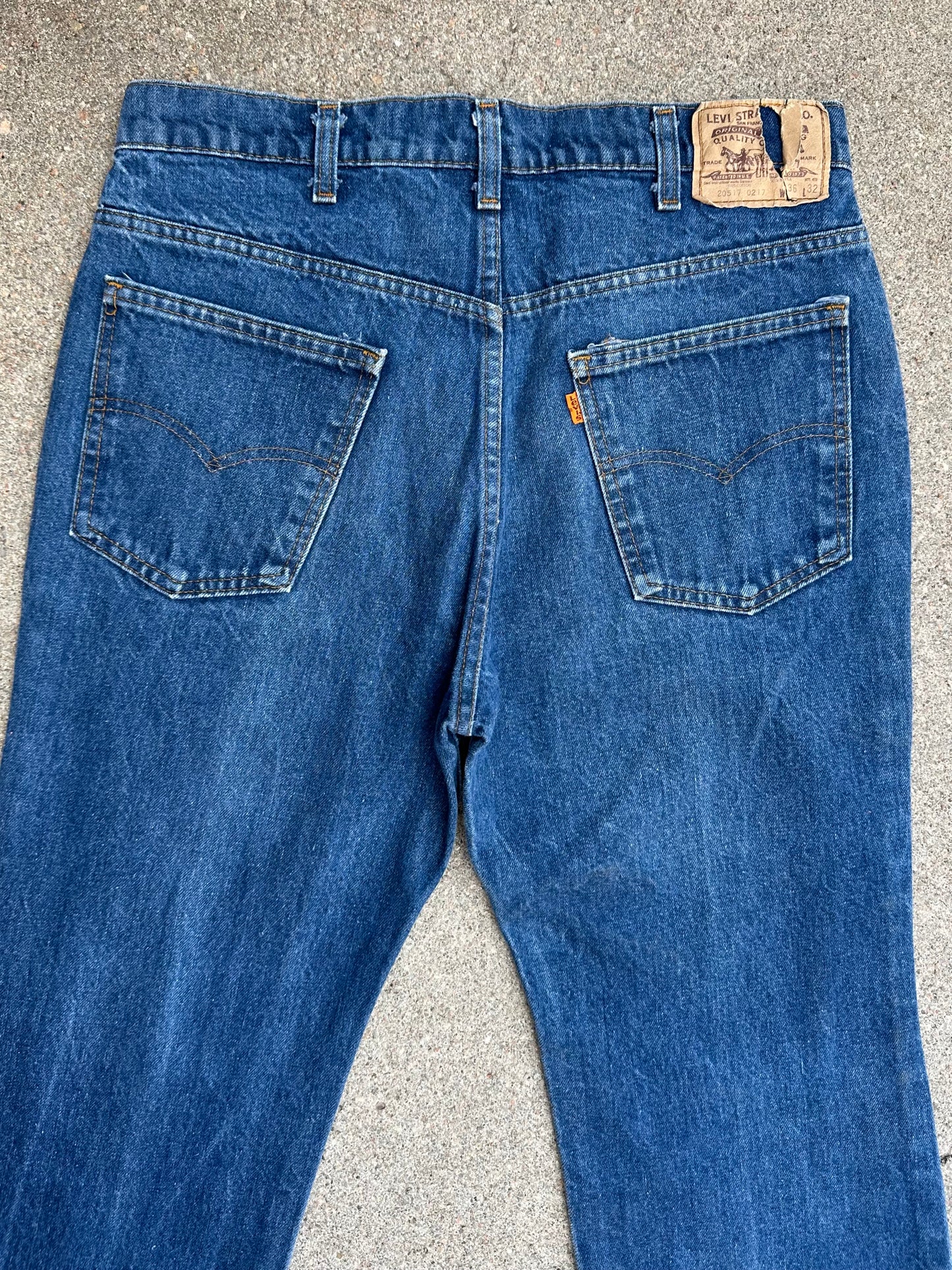 80’s Levi’s 517 Orange Tab USA Jeans (Men’s 34x31 / Women’s 32)