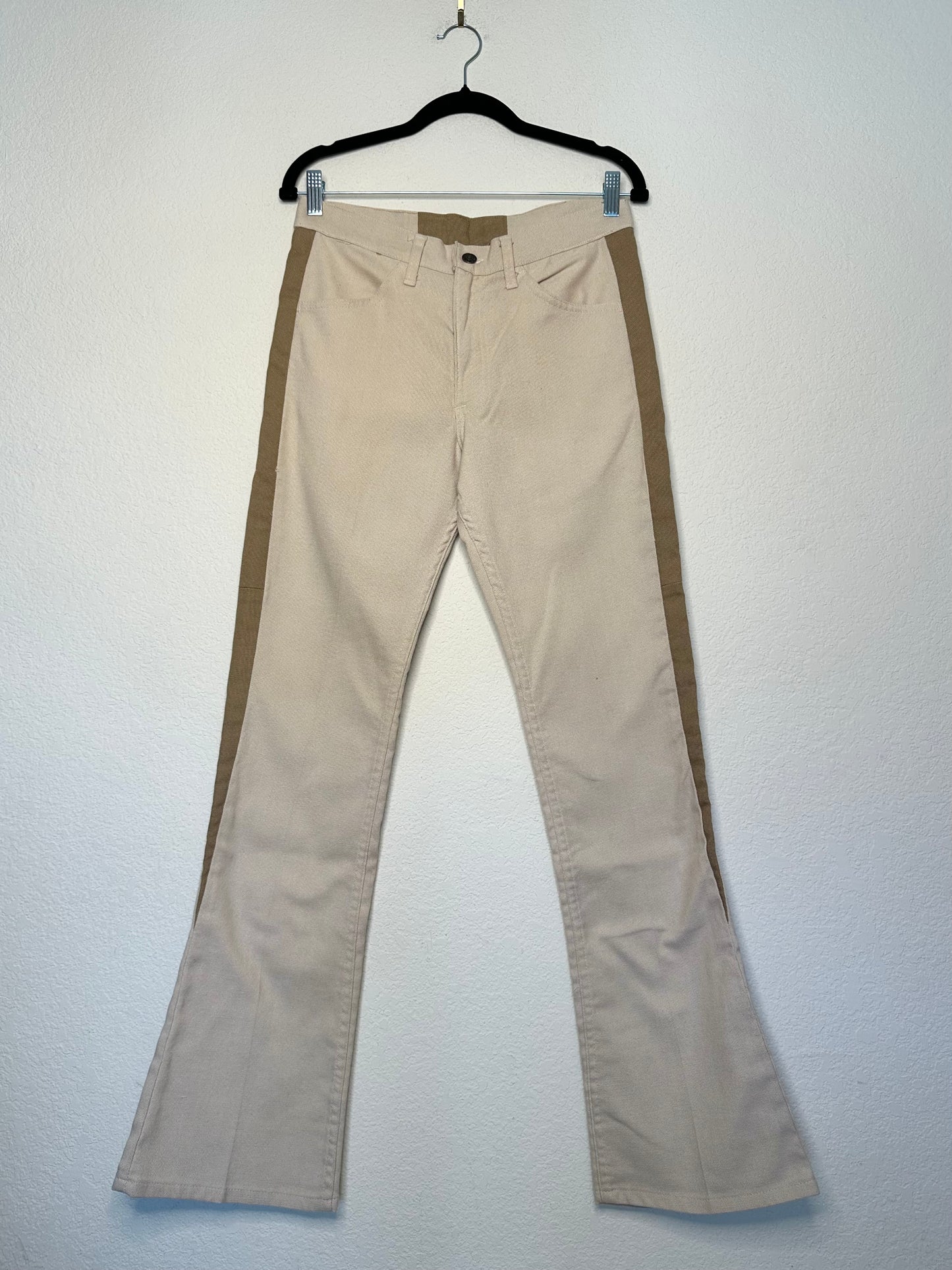 70’s CUSTOM Levi’s Twill 646 Bell’s w/ Tuxedo Stripe (Men’s 30/ Women’s 27/28)