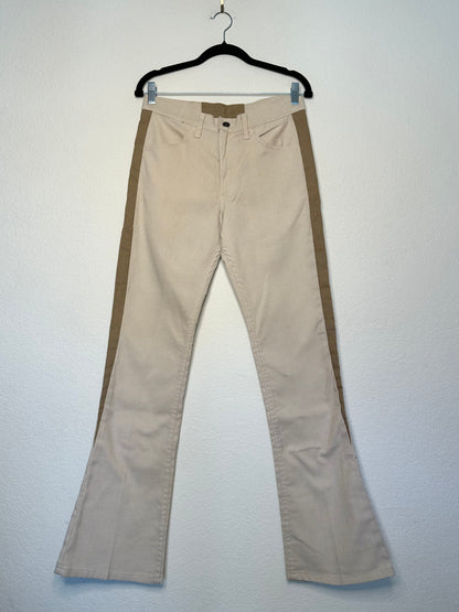 70’s CUSTOM Levi’s Twill 646 Bell’s w/ Tuxedo Stripe (Men’s 30/ Women’s 27/28)