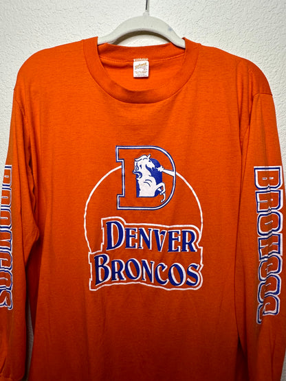 80’s Denver Broncos Long Sleeve Tee (Unisex L)