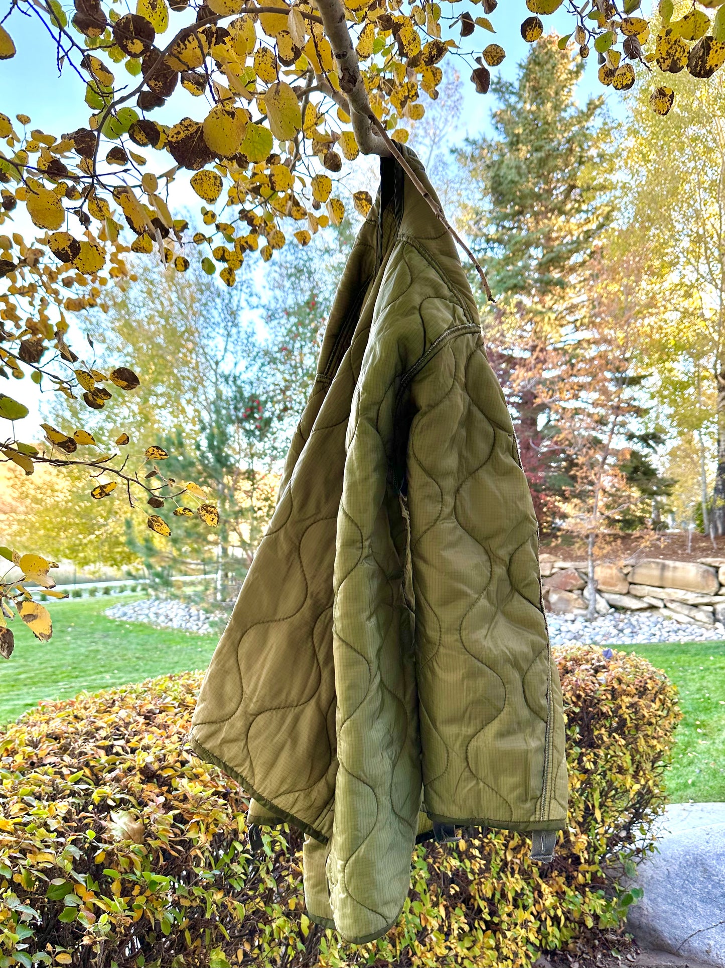 80’s US Military M65 Quilted Field Liner Mid-Length Jacket