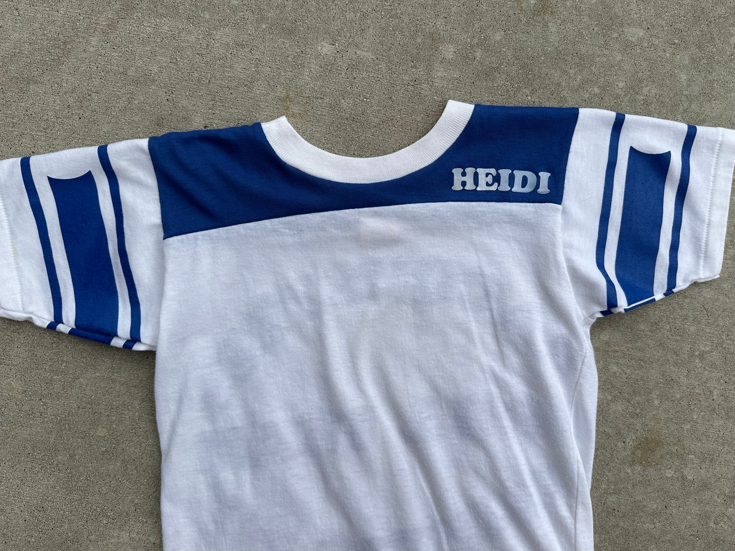 70’s Dodger Sportswear Gillette Twirling Corps Single Stitch Baby Tee (Women’s S)