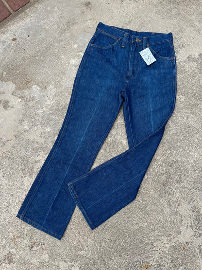 70’s Wrangler Indigo No Fault Denim Boot Flare Jeans (Men’s 28x28/Women’s 26)