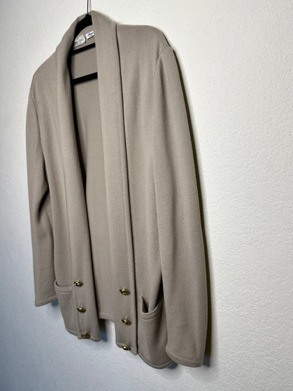 80’s Valentino Boutique Wool Open Cardigan (Unisex L)