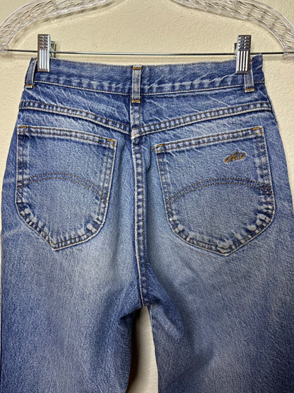 70’s Chic Straight Crop Western USA Jeans (26x27 / Modern 0/2)