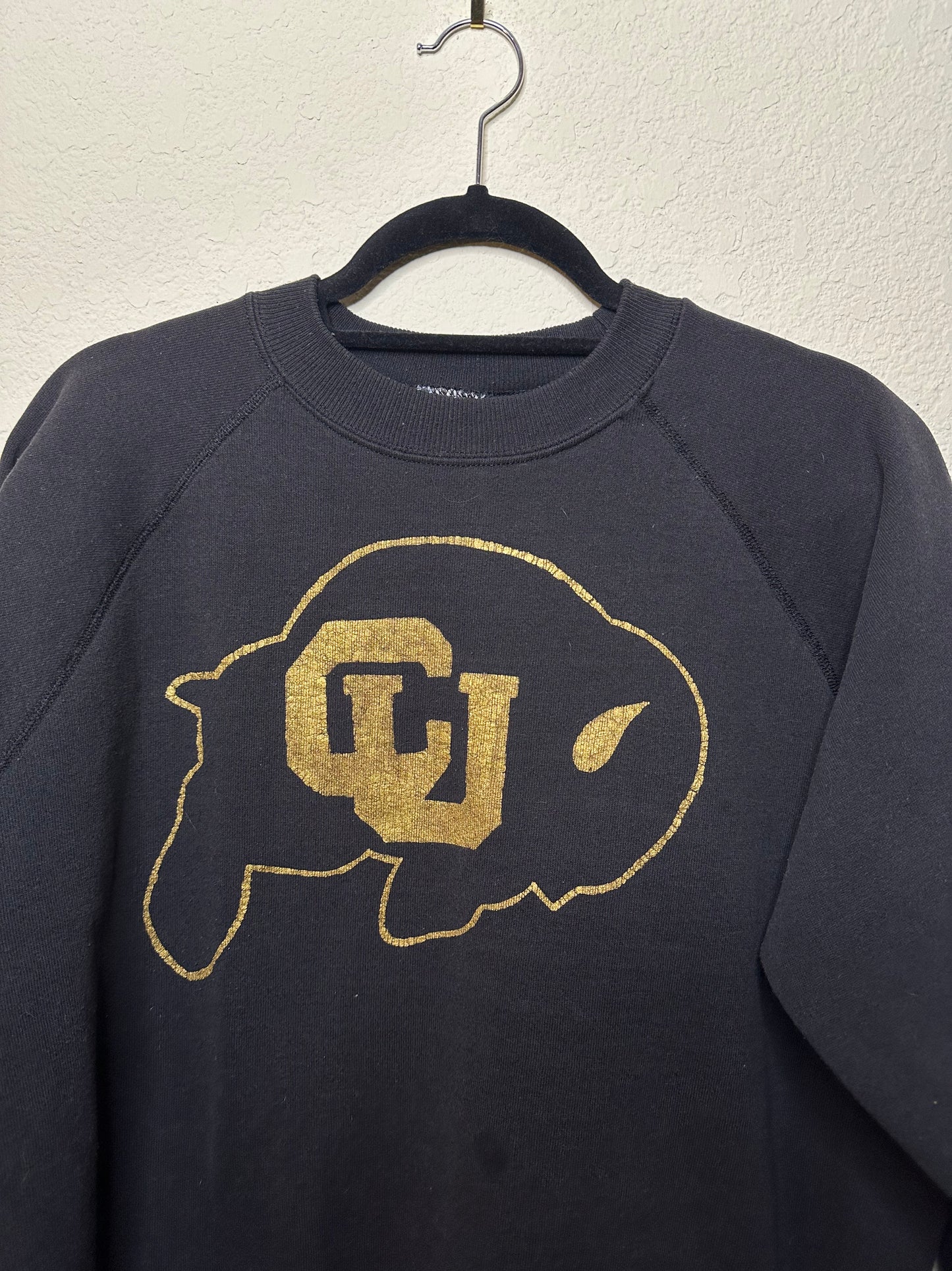 80’s Raglan University of Colorado CU Buffs Sweatshirt (Unisex L)