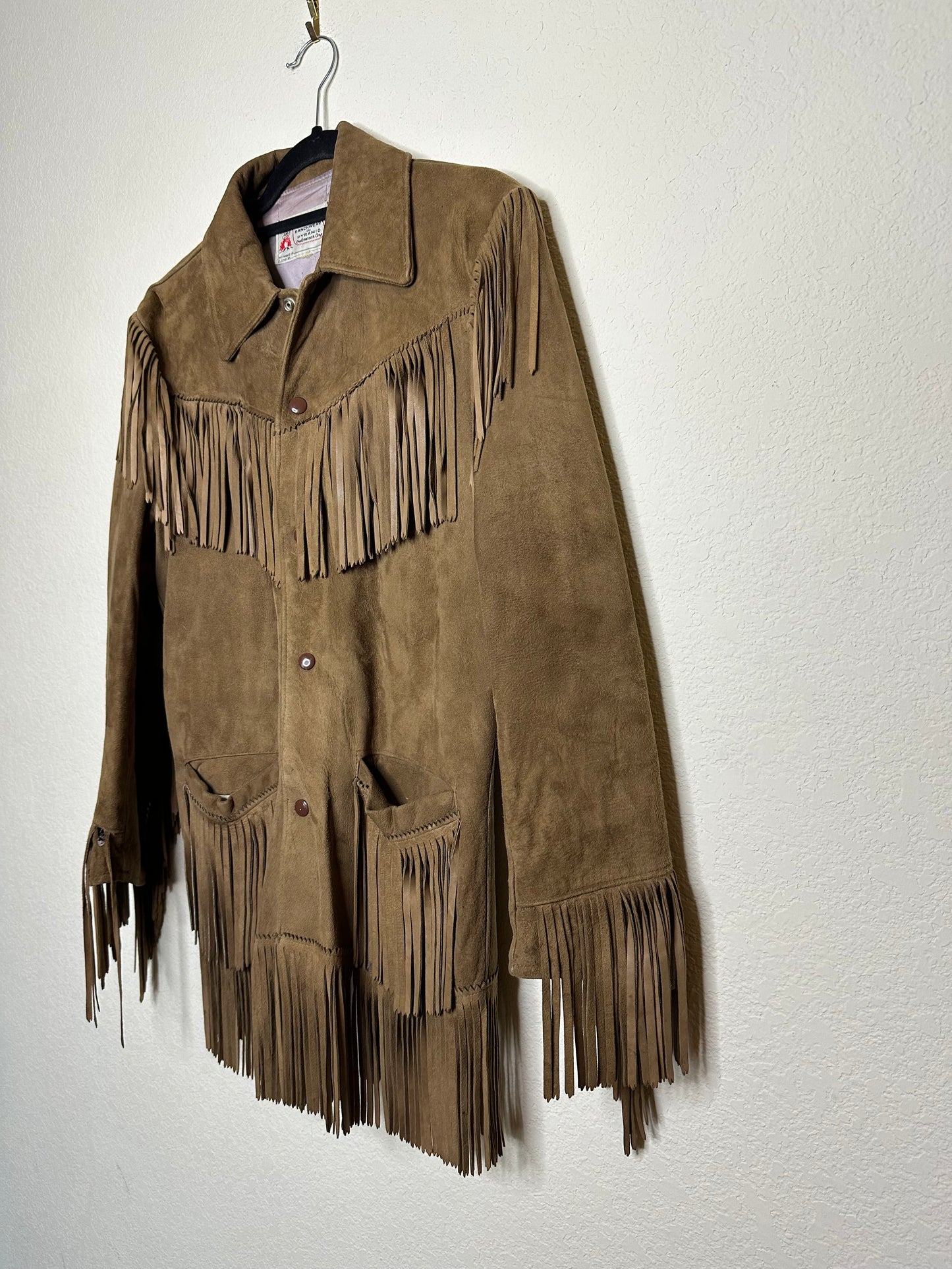 60’s K-Bar-Z Ranchwear Suede Western Fringe Jacket (Unisex S)