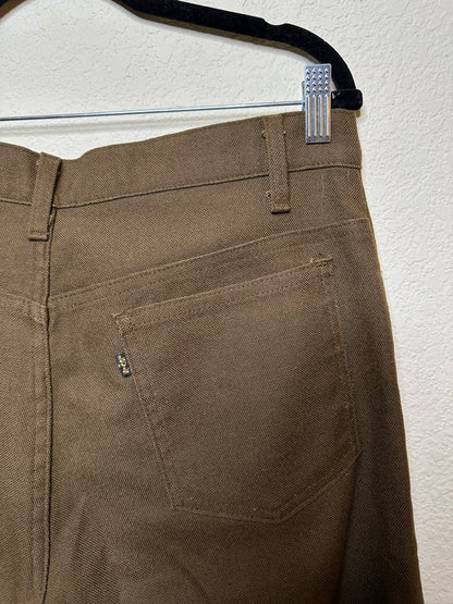 80’s Levi’s 517 Twill Brown Bootcut Pants (Men’s 34 / Women’s 32)