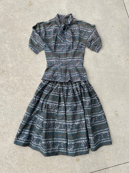 DROPPING SUNDAY: 50’s Handmade Skirt & Top (XS)
