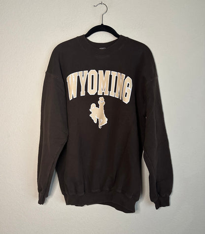 Y2K Wyoming Cowboys Crewneck Sweatshirt (Unisex M/L)