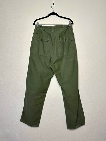 50’s Military OG-107 Field Pants (33-35”) 1st Pattern, Korean War