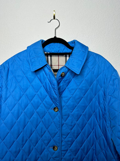 Vintage Burberry Nova Check Quilted Utility Jacket (L/XL)