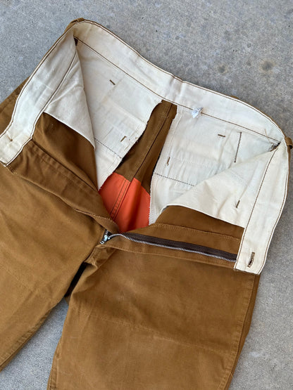50’s Herter’s Hudson Bay Duck Cloth Outdoor Lined Trousers (32x31)