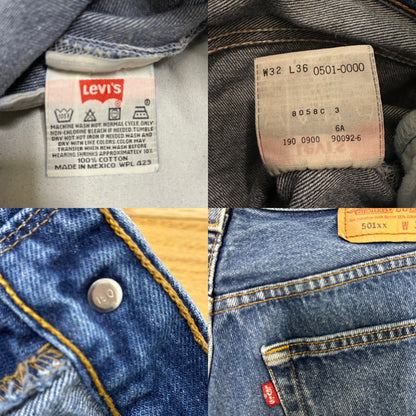 90’s Levi’s 501xx Jeans (Unisex 30x32 / Modern 6)