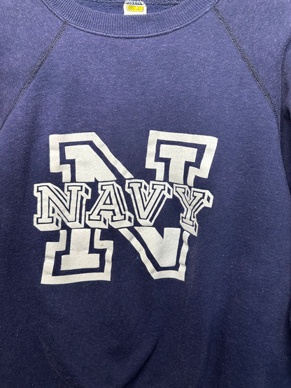 80’s Raglan US Navy Sweatshirt (Women’s S/M)