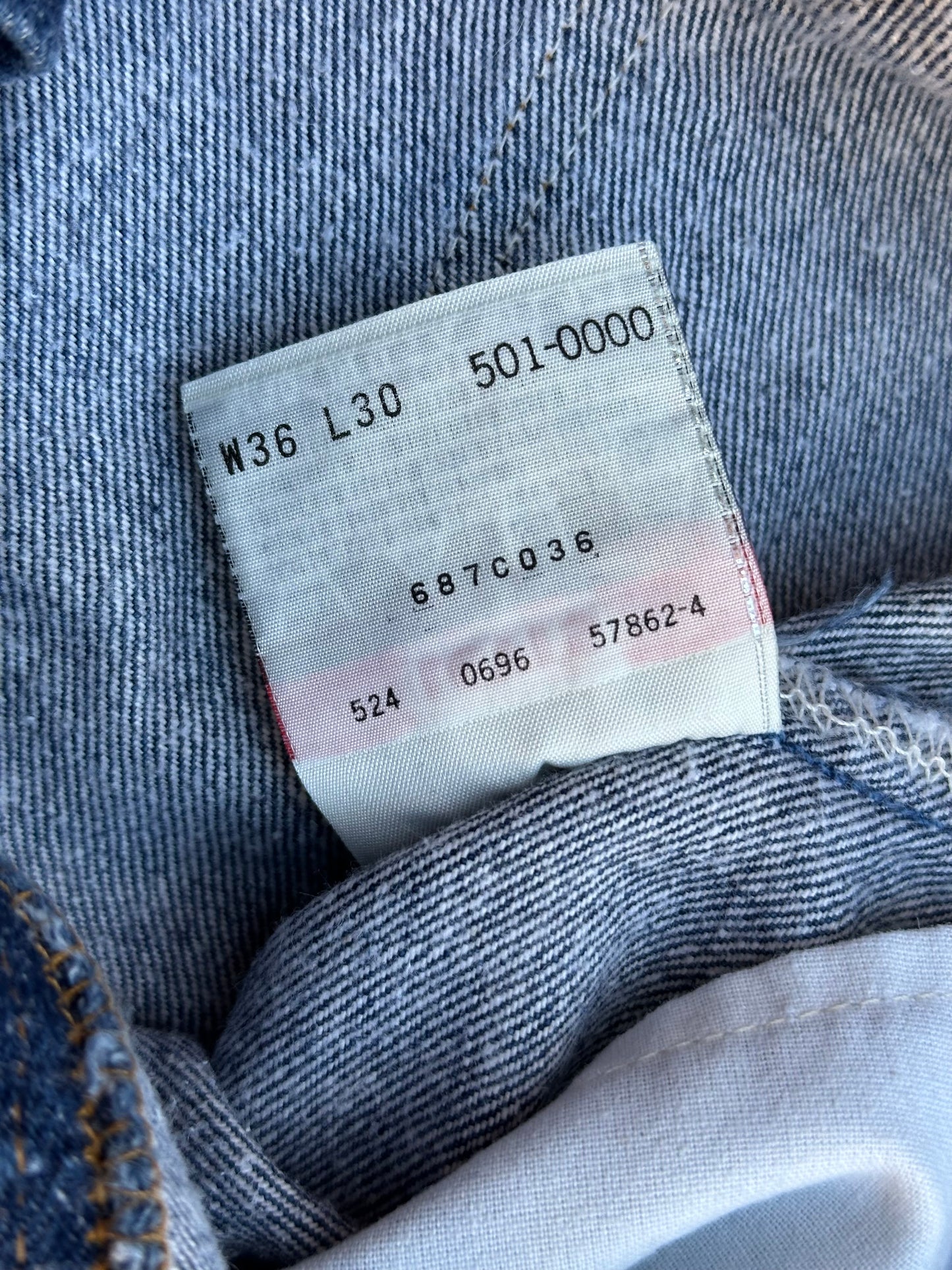 90’s Levi’s 501xx STF Raw Indigo Denim Jeans USA (Men’s 33x28 / Women’s 31)
