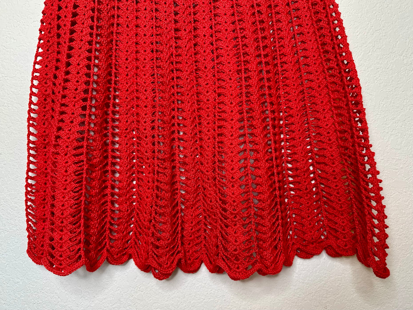 60’s Handmade Crochet Knit Dress (O/S)